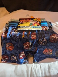 Naruto Boys Athletic Boxer Briefs Size 6 Character 2 Pairs New - Picture 1 of 5