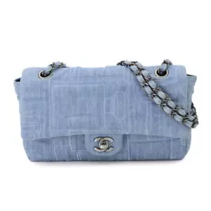 Bolso de Hombro Chanel Nº5 Cadena Denim Azul Cartera 90266937 - Imagen 1 de 11