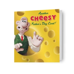 Vatertagskarte | Happy Father's Day | Wallace and Gromit | Cheesy Card - Bild 1 von 6