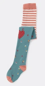 NEW girls MATILDA JANE Gwen Flowers & Hearts tights Size 2 - Picture 1 of 2