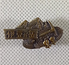 Izu Ga Dake Mountain - Vintage 1950er japanische Touristen Pin Abzeichen
