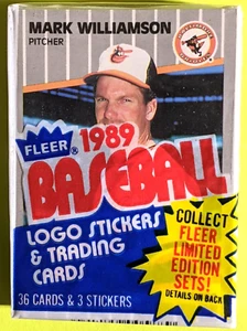 1989 Fleer Cello Pack Cal Ripken Jr Card in Back & Possible Griffey Jr? NEW - Picture 1 of 6