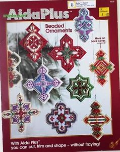 Aida Plus Beaded Ornaments Cross Stitch Chart Leaflet - Picture 1 of 2