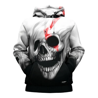 FRESH HOODS Psycho Skull Hoodie Sz XL - image 1 of 4