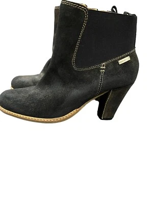 PIKOLINOS Marrón Oscuro Con Dorado Tobillo Gamuza Botín/Crebilla Lateral EUR 41/US 10-10.5 Foto 1 de 4