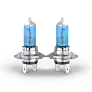 Kit de bombillas de faros H7 haz alto/bajo 6500K luces blancas súper brillantes 2 piezas - Imagen 1 de 9