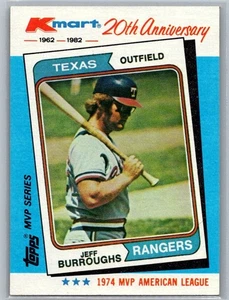 1982 Topps K-Mart Anniversary MVP Jeff Burroughs #25 - Picture 1 of 2