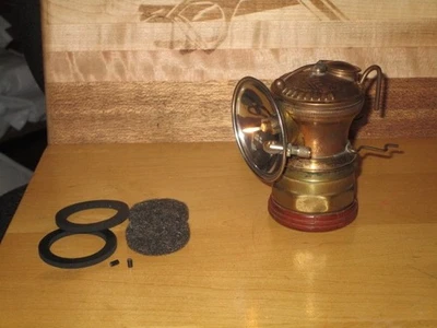 LÁMPARA DE CARBURO AUTO-LITE MINEROS ¡con extra! BONITO Y FUNCIONANDO! Foto 1 de 4