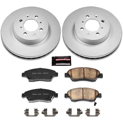 Kit de frenos de disco Powerstop Crk694 para 93-08 Honda Civic Civic Del Sol Fit Foto 1 de 4