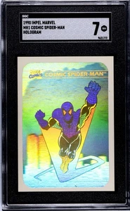 Cosmic Spider-Man - Hologramm Karte (Impel Marvel Universe, 1990, #MH1) - Bild 1 von 2