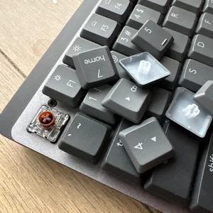 Logitech MX Mechanical Keyboard ~ Replacement Key Keycaps ~ Graphite Gray YR0082 - Picture 1 of 5