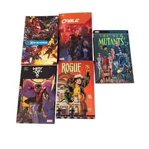 Marvel Comic Book Lot X-Men Rogue Cable New Mutants Way Of X Graphic Novels - Picture 1 of 2
