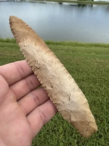 Large Native American Adena Arrowhead Point Woodland - Picture 1 of 7