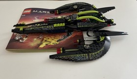 LEGO Space Mars Mission 2008 ETX Alien Infiltrator 7646 Spaceship + Alien Pilot