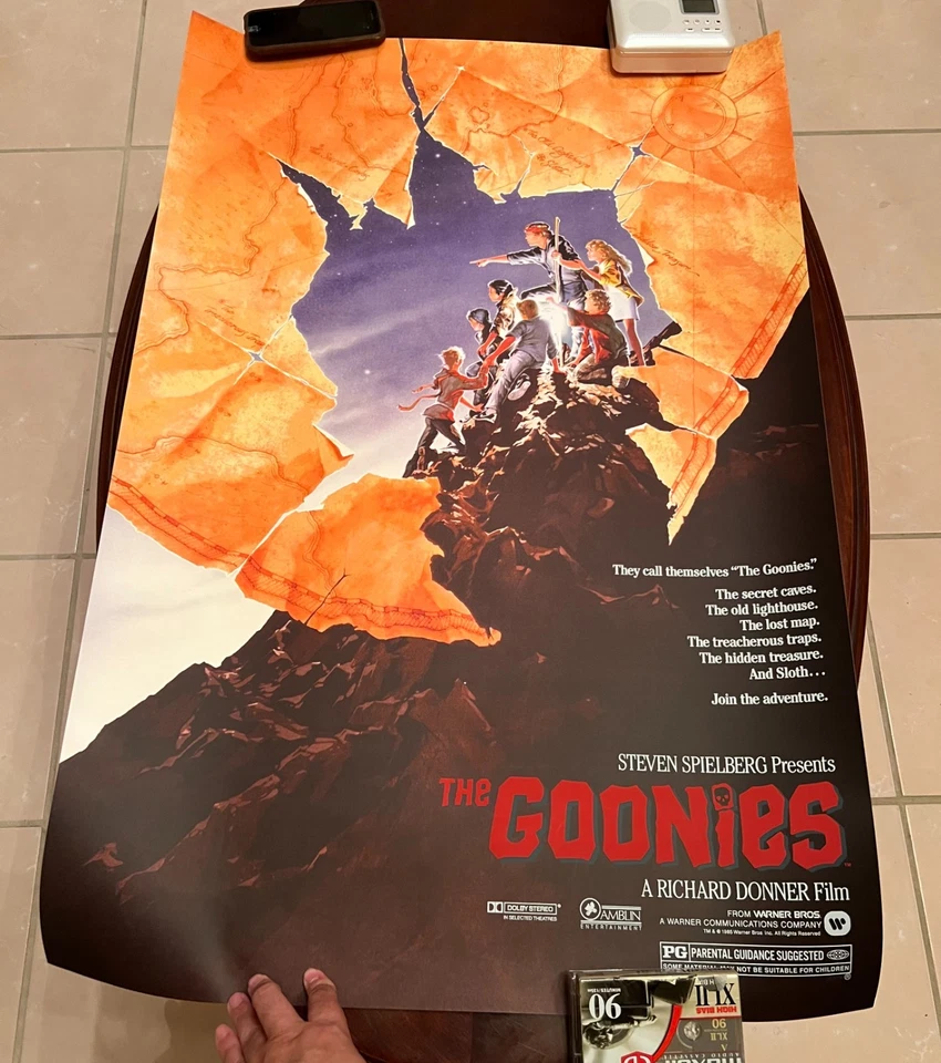 The Goonies John Alvin Screen Print poster hand numbered 137/300 - Image 1 of 1