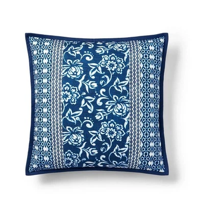 Almohada decorativa de patchwork Arielle de Lauren Ralph Lauren 20"x 20" $155 Navy Multi Foto 1 de 4