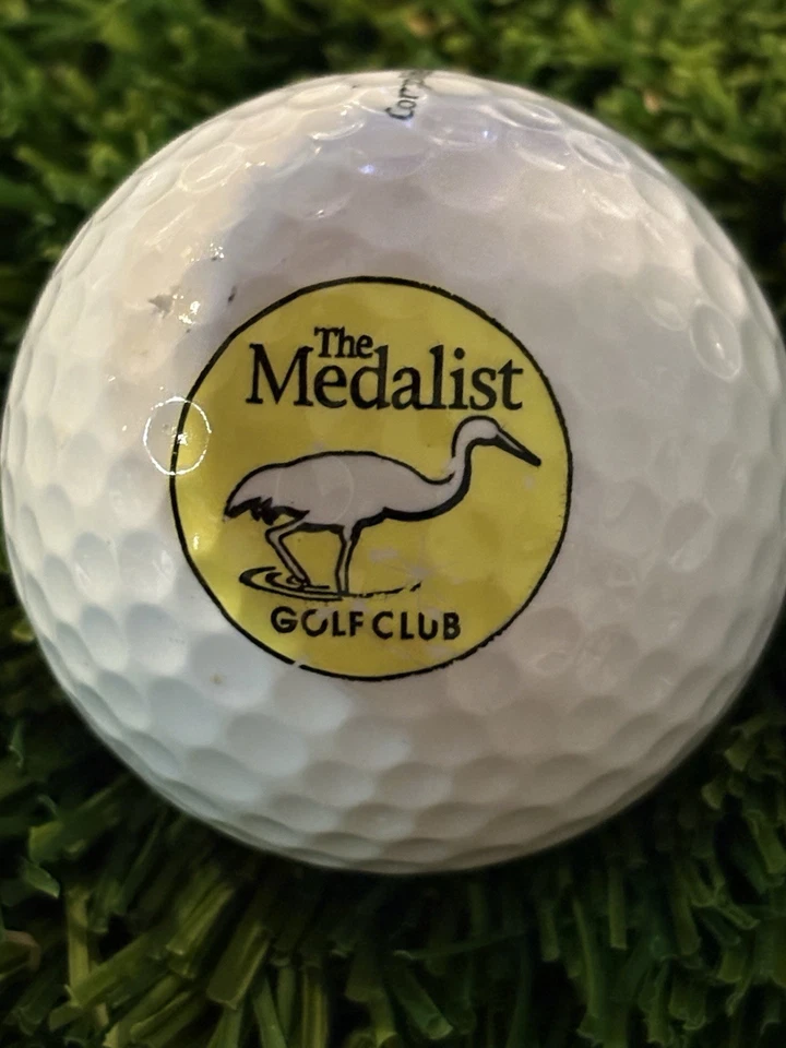 Bola de golfe logotipo taco de golfe The Medalist - Marshall Michigan MI - Imagem 1 de 1