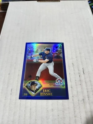 2003 Topps Chrome Refractor Eric Hinske  # 9 #ed 477/699 - Image 1 of 2