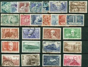 FRANCIA-1924-39-COLECCIÓN DE 48 SELLOS CONMEMORATIVOS DE CALIDAD, ALGUNOS CPL. CONJUNTOS ° - Imagen 1 de 2