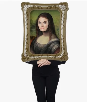 Mona Lisa Kit - Inflatable Frame - Renaissance - Costume - One Size - Image 1 of 3