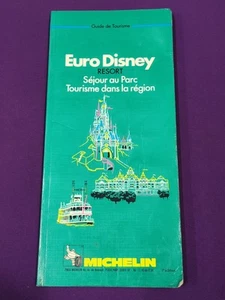1993 Michelin Tourist Guide Euro Disney In French 1St Edition - Bild 1 von 10