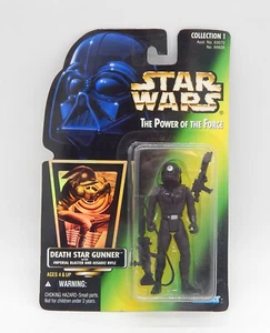 STAR WARS POTF 2 Death Star Gunner - green Card - Holo Sticker - MOC Neu/OVP - Bild 1 von 3