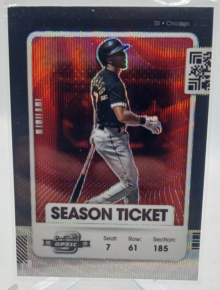 2021 Panini Contenders #90 Tim Anderson Optic Red Wave - Image 1 of 1