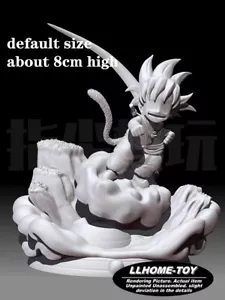 Anime DBZ little Son goku Drive Somersault cloud Resin 3D Print GK Kit Figure - Picture 1 of 13