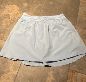 Crane Tennisrock Damen S hell hellblau elastischer Bund Taschen - Bild 1 von 6
