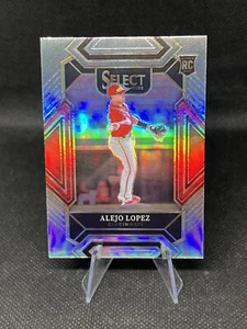 2022 Panini Select Diamond Level Holo Silver Prizm Alejo Lopez #221 RC - Reds - Picture 1 of 2