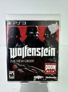 Wolfenstein: The New Order (Sony PlayStation 3 PS3, 2014) Tested Works Complete - Picture 1 of 7