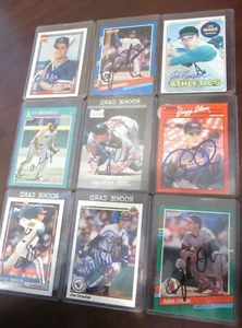 Lot of 9 different Signed Autographed Baseball Cards 1969-1991 - #31 - Picture 1 of 3