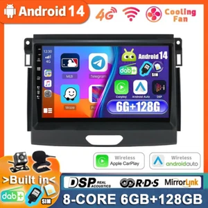 Wireless CarPlay DAB+ Android 14 For Ford Ranger 2016-2023 Car Stereo Radio GPS - Bild 1 von 18