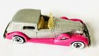 Hot Wheels 1988 - Classic Caddy #1543 - Classics Silver and Pink Fender Cadillac