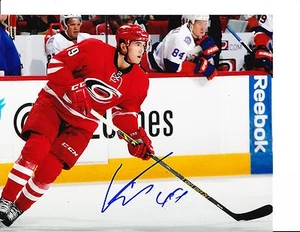 CAROLINA HURRICANES VICTOR RASK SIGNED 8X10 - Picture 1 of 1