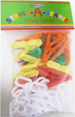 Chain Gang String-a-Beanie Stuffed Animal Chain~Toy Hat Home Organizer~ Primary • 18.58$