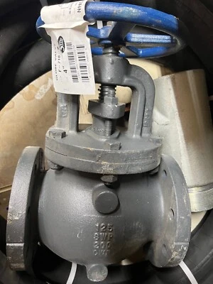 4" Nibco Globe Valve NHC300H F-718-B Flanged 200CWP Cast Iron Bronze Handwheel - Image 1 of 2