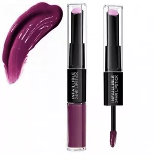 L OREAL INFAILLIBLE DÚO DE LABIOS LARGA DURACIÓN 24 HORAS - 217 Eternal Vamp - Imagen 1 de 1