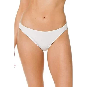$50 Michael Kors Iconic Solids Classic Bikini Bottoms White Size Large - Picture 1 of 2