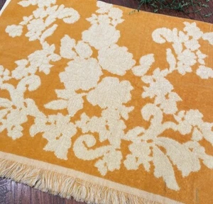 Monticello Badetuch Goldrute gelb Vintage Grandmacore - Bild 1 von 6