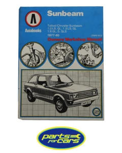 OWM953 - Autobooks - Car Manual - Talbot Sunbeam 1977-80 - Imagen 1 de 2