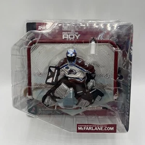 Mcfarlane NHL Series 1 Patrick ROY White Jersey No Logo Bottle Variant Avalanche - Picture 1 of 12