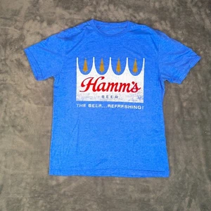 Hamm's Beer Graphic Men's Short Sleeve T-Shirt Tee Vintage Retro Party Drinker - Picture 1 of 6