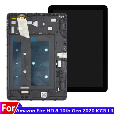 Replacement For Amazon Kindle Fire HD8 10th Gen 2020 K72LL4 LCD Display Screen - Image 1 of 4