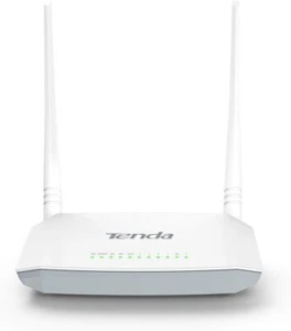 Tenda D301 N300 WLAN Router, Modem Router, 2.4GHz Single-Band, 2 * 5dBi Antennen - Bild 1 von 8