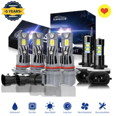 Faro LED alto bajo antiniebla 6*bombilla para Cadillac Seville 1992-1995 1996 1997 Foto 1 de 4