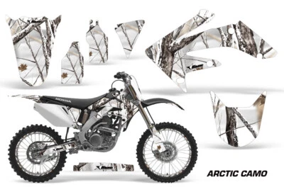 Dirtbike Graphic Decals Stickers For Honda CRF250R 2004-2009 ARCTIC CAMO — 第 1/3 张图片