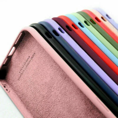 Pour Samsung S24 Ultra S23 FE S22 S21 A15 A55 Coque Etui Souple Liquide Silicone