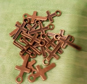 200pcs Tibetan Style Charms, Lead Free, Cadmium Free and Nickel Free, Red Color - Picture 1 of 10