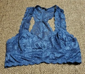 Anemone Womens Bralette Bra Size M L Dark Green Lined - Picture 1 of 9